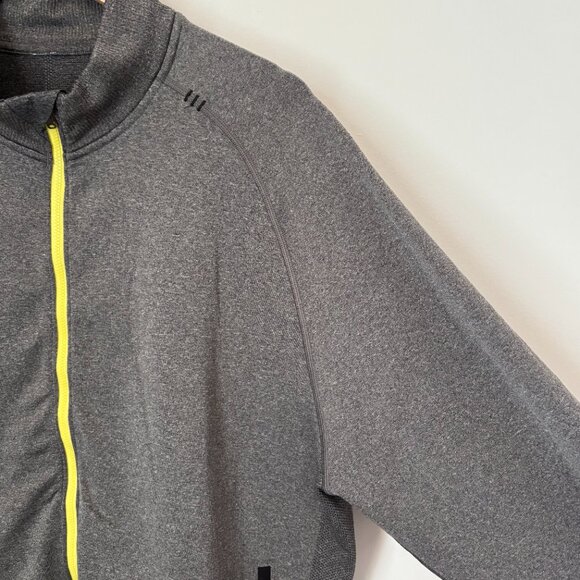 Lululemon Men's Pulse Jacket Full Zip Gray Long Sleeve Pocket Sz XL E113 - Picture 6 of 16